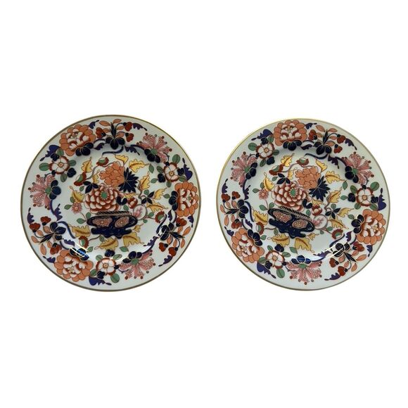 ANDREA By Sadek IMARI 8 3/8" Salad Plate Smithsonian Institution NEW Set Of 2 - Picture 1 of 4